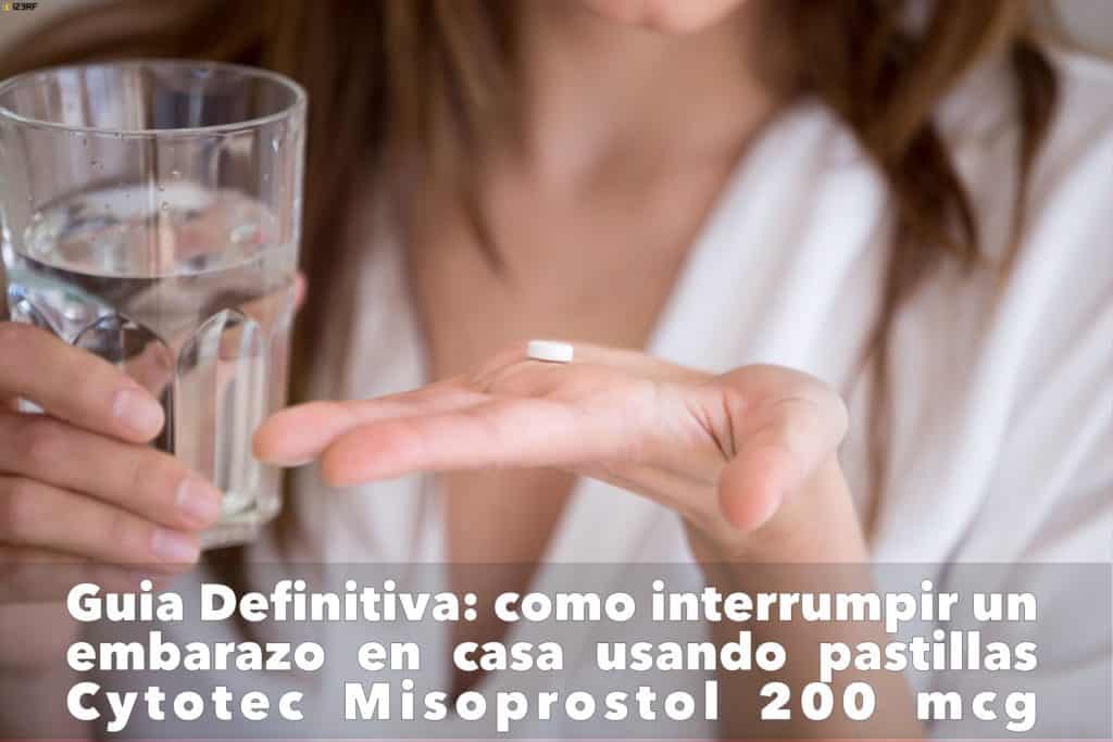 cómo usar cytotec misoprostol para abortar