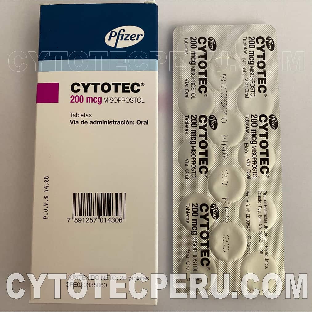 Pastilla Cytotec en Lima Perú. Información completa sobre las pastillas